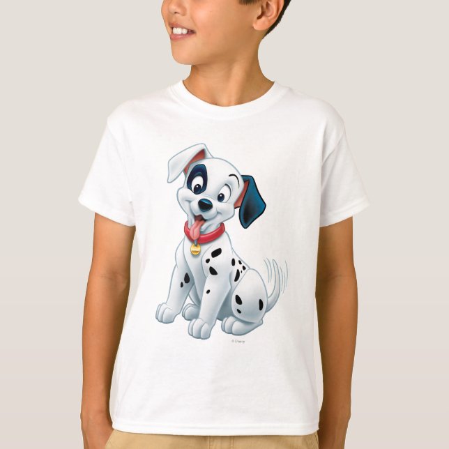 T-shirt 101 Patches dalmates qui balancent sa queue (Devant)