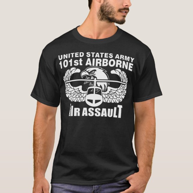 T-shirt 101e Armée de terre Attaque aérienne mustang tina  (Devant)