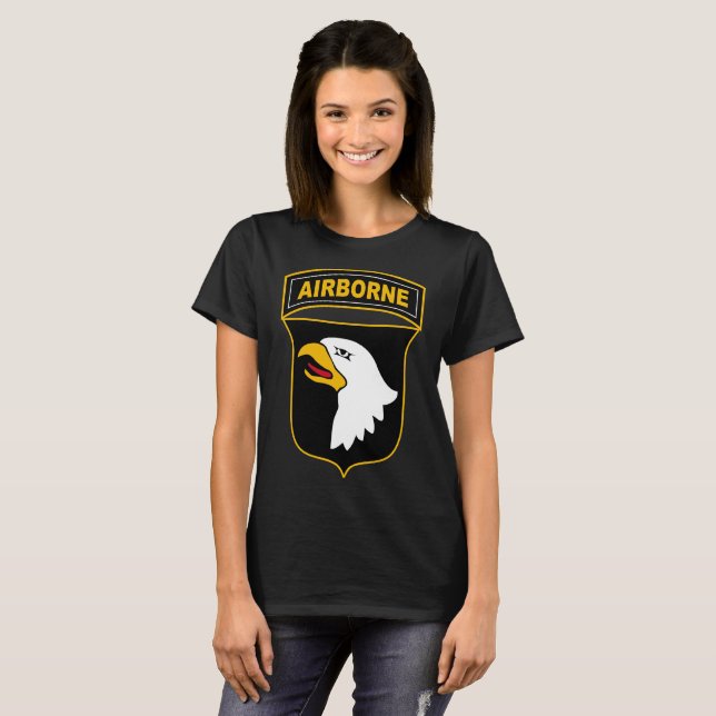 T-shirt 101e division aéroportée Vétéran militaire (Devant entier)