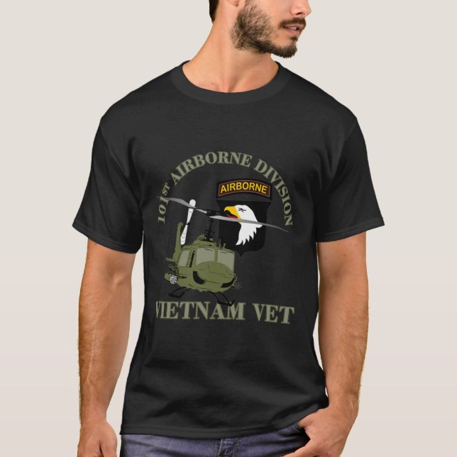 T-shirt 101e Division aéroportée Viétérans du Vietnam D (Devant)