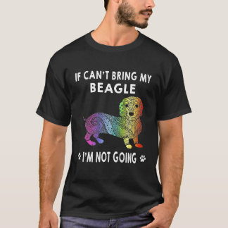 T-shirt 102 Si je ne peux pas amener mon Beagle, je ne vai