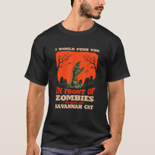 T-shirt 10548100029^Poussez-Vous Dans Les Zombies Pour Sau