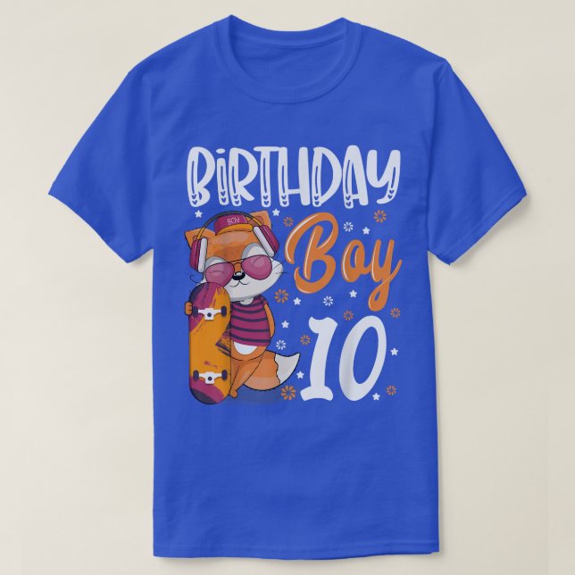 T-shirt 10 Ans 10e Anniversaire Pour Fo Lover Boy Foes Bi (Design devant)