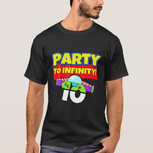 T-shirt 10 Ans 10E Jeu De Jouet À Anniversaire Infinity B