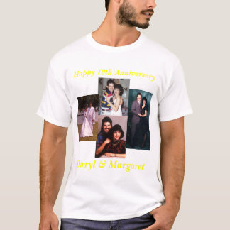 T-shirt 10 ans anniversaire de Mariage