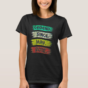 T-shirt 10 ans de légende depuis mai 2012 10e anniversaire
