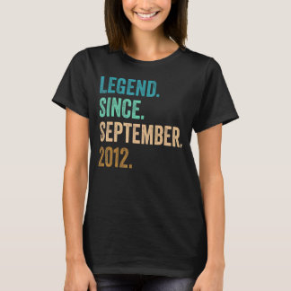 T-shirt 10 ans de légende depuis septembre 2012 10e Birt