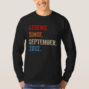 T-shirt 10 ans de légende depuis septembre 2012 10th Bir