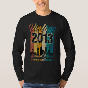 T-shirt 10 ans Vintage 2013 10ème anniversaire