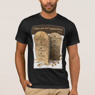 T-shirt 10 commandements