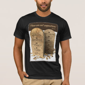 T-shirt 10 commandements