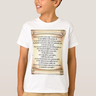 T-shirt 10 commandements