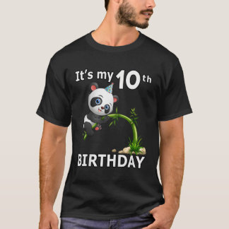 T-shirt 10 Panda 10E Py Animal Panda