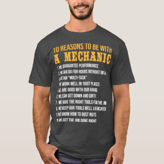 T-shirt 10 Raisons d'être avec un mécanique des paroles am