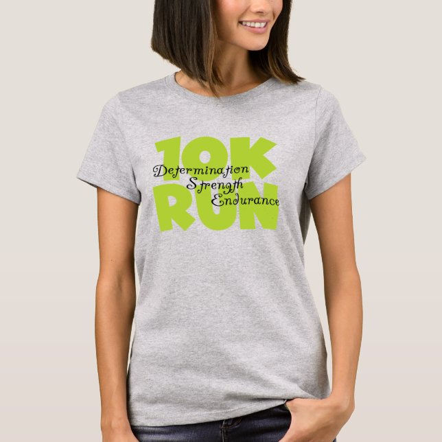 T-shirt 10 Run Spring Green (Devant)