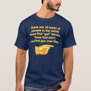 T-shirt 10 types de personnes -- Avec une torsion !
