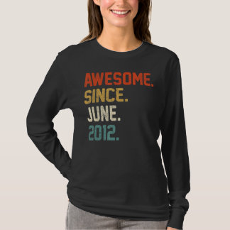 T-shirt 10e anniversaire 10 ans stupéfiant depuis juin 201