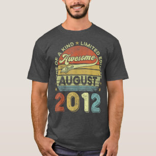 T-shirt 10e Anniversaire Cadeau 10 ans Garçon stupéfiant d