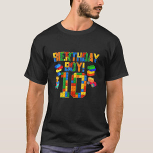 T-shirt 10E Anniversaire Cadeau Bâtiment de 10 ans