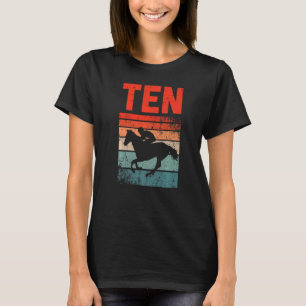 T-shirt 10e Anniversaire Cheval Ventilateur 10 Anniversair