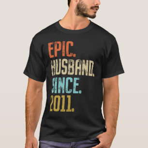 T-shirt 10e anniversaire de Mariage pour lui Epic Mari Sin