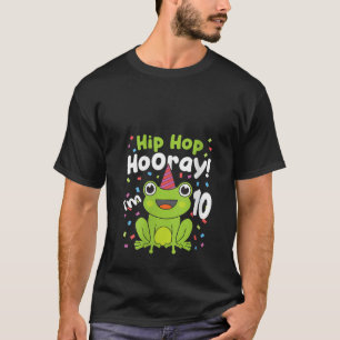 T-shirt 10e anniversaire garçon grenouille Lover 10 ans vi