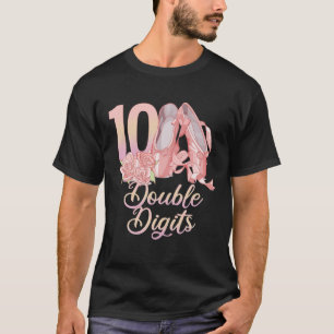 T-shirt 10E Double Chiffres Anniversaire Danseur De Ballet