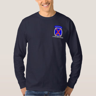 T-shirt 10ème Douille de Division de montagne longue