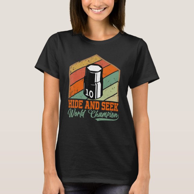 T-shirt 10mm Socket Manquant Caché Et Chercher Champion Du (Devant)