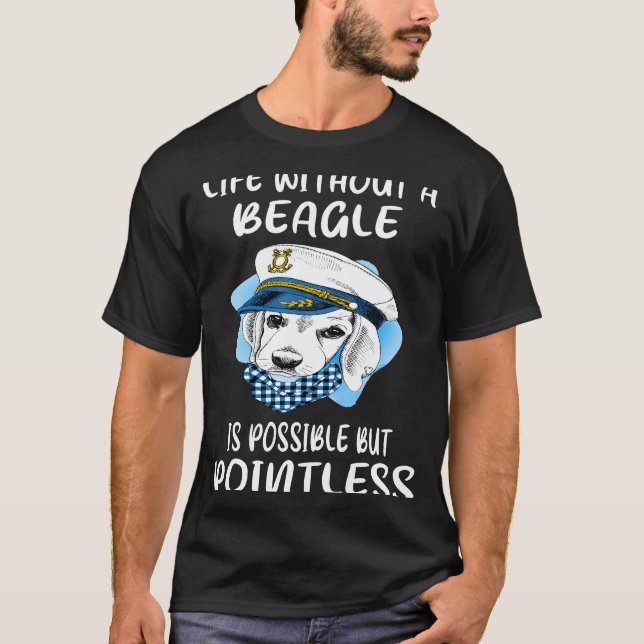 T-shirt 111 Vie Sans Beagle (Devant)