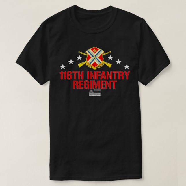 T-shirt 116e régiment d'infanterie  (Design devant)