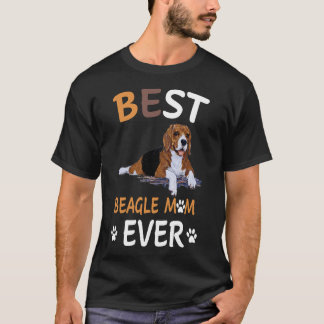 T-shirt 119 Meilleur Beagle Maman Jamais