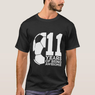 T-shirt 11 Ans De Foot Incroyable 11e Anniversaire _1