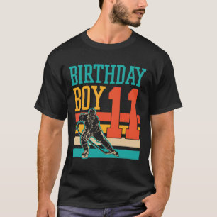 T-shirt 11 ans de hockey sur glace Thème 11ème anniversair