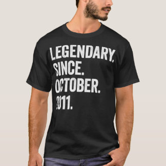 T-shirt 11 ans de légende depuis octobre 2011 11e Bir