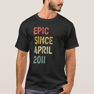T-shirt 11 ans Epic depuis avril 2011 11e anniversaire B