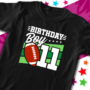 T-shirt 11 Ans Football Party Thème 11ème anniversaire gar