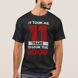 T-shirt 11 ans Joyeux Anniversaire M'a Pris Pour Paraître