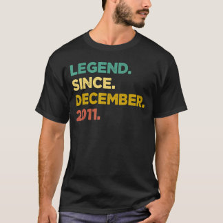 T-shirt 11 Ans Légende depuis décembre 2011 11e Birt
