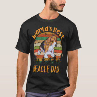 T-shirt 11 Meilleur Père Beagle Du Monde