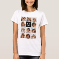 11 Photo Instagram Collage personnalisé Monogramme