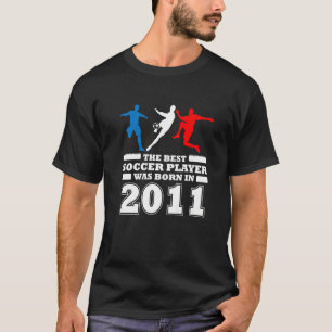 T-shirt 11e anniversaire football 11 ans joueur de footbal