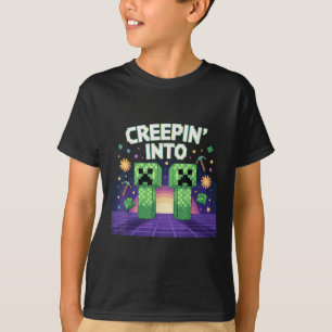 T-shirt 11e Anniversaire Gamer Pixel Creepin’ In 11 Vidéo 