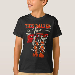 T-shirt 11e Anniversaire Pour Garçon Basketball 11 Ans Enf