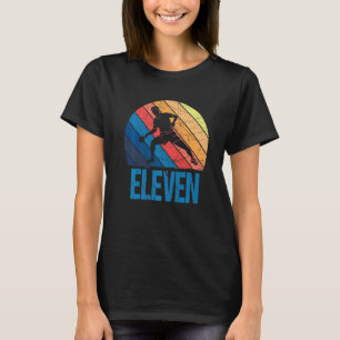 T-shirt 11e Anniversaire Retro Table Tennis 11 Ans Garçon