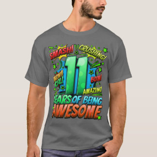 T-shirt 11e Anniversaire Style BD Incroyable Depuis 2012 1