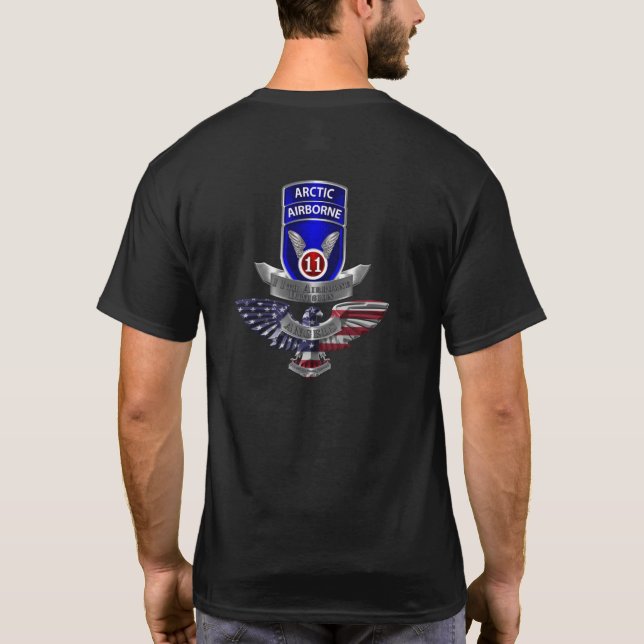 T-shirt 11e division aéroportée (Dos)
