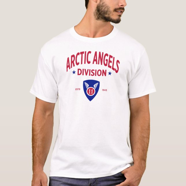T-shirt 11e division aéroportée Arctic Angels (Devant)