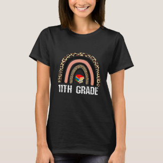 T-shirt 11e Garde léopard arc-en-ciel