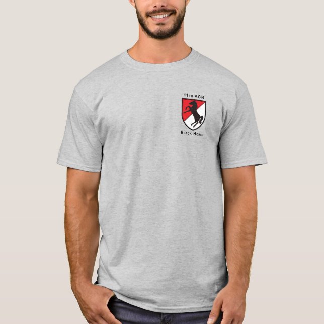 T-shirt 11e régiment de cavalerie blindée  (Devant)